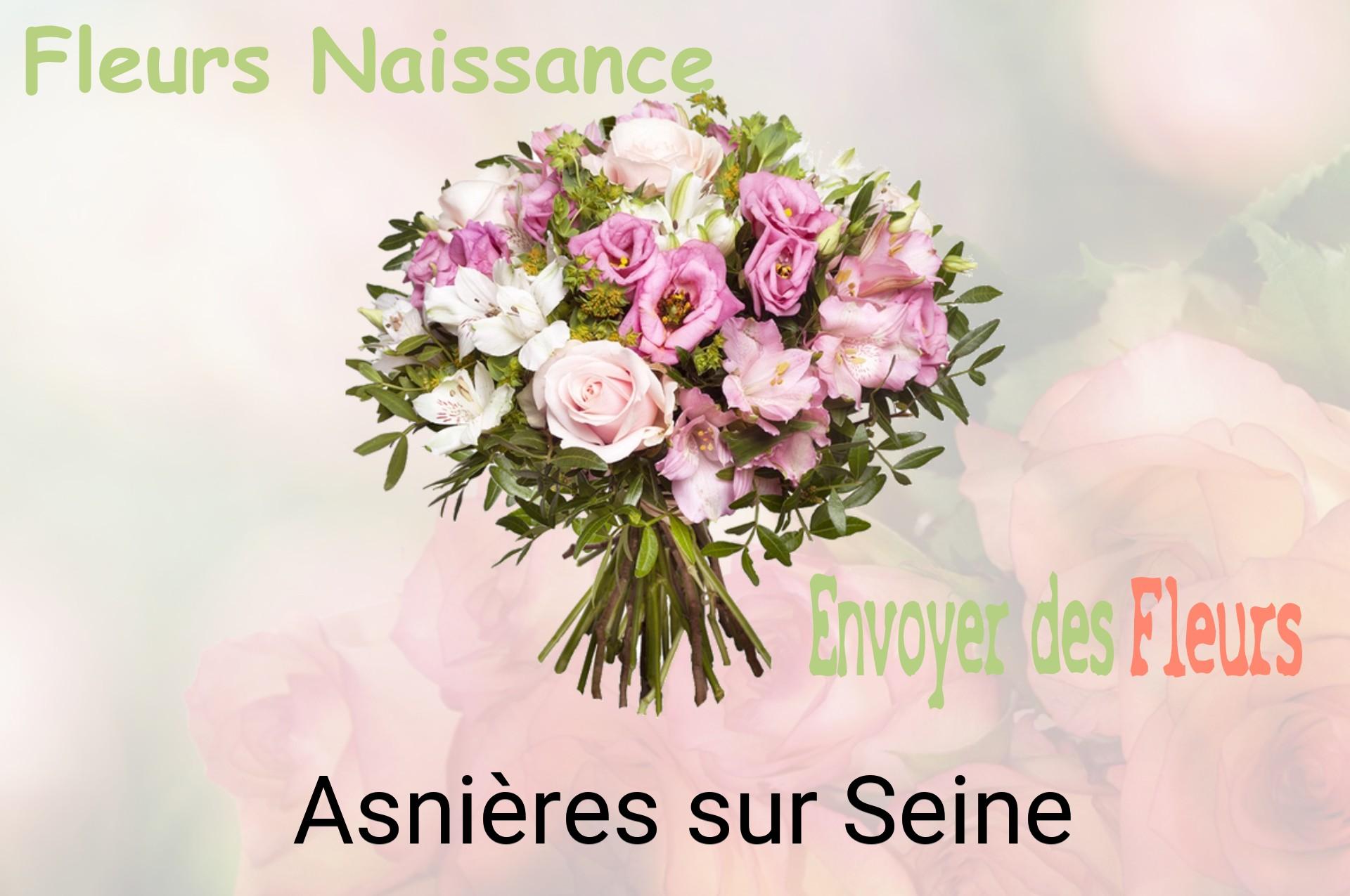 Bouquet de fleurs de naissance livré à Asnières-sur-Seine